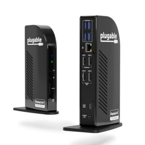 Plugable UD-3900C4 Quad Monitor 96W USB-C PD DisplayLink Certified Docking Station